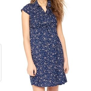 Motherhood maternity dress size XL navy blue